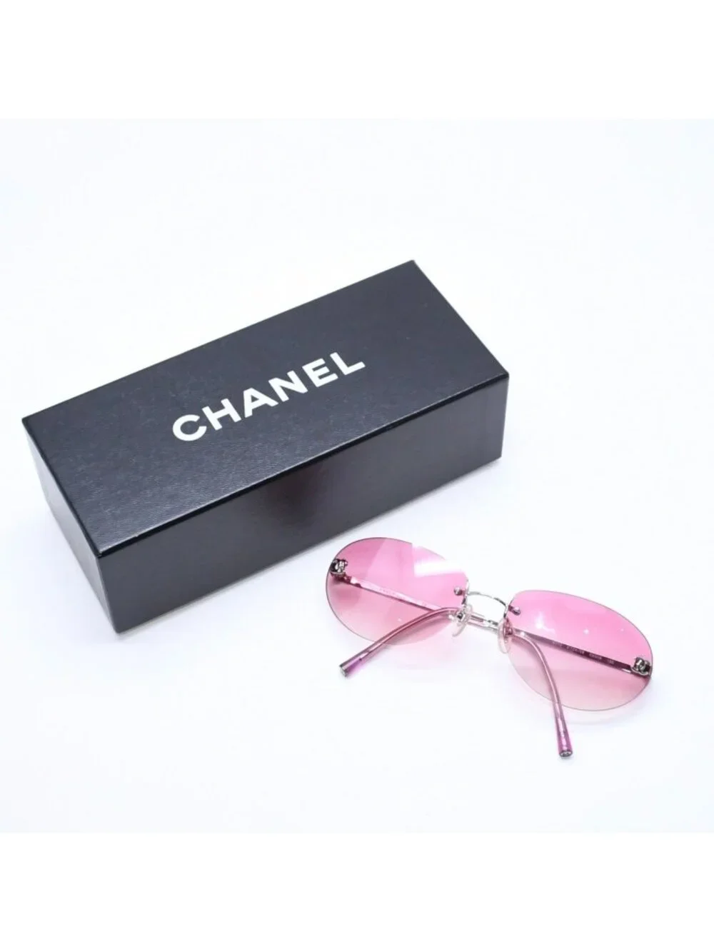 Chanel Sunglasses Rimless Eyewear CC Logo